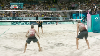 Sweden Secures First-Ever Beach Volleyball Gold by Defeating Germany | Paris Olympics