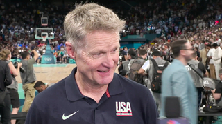 Steve Kerr Calls Steph Curry's Gold Medal Performance 'Storybook Stuff' | Paris Olympics