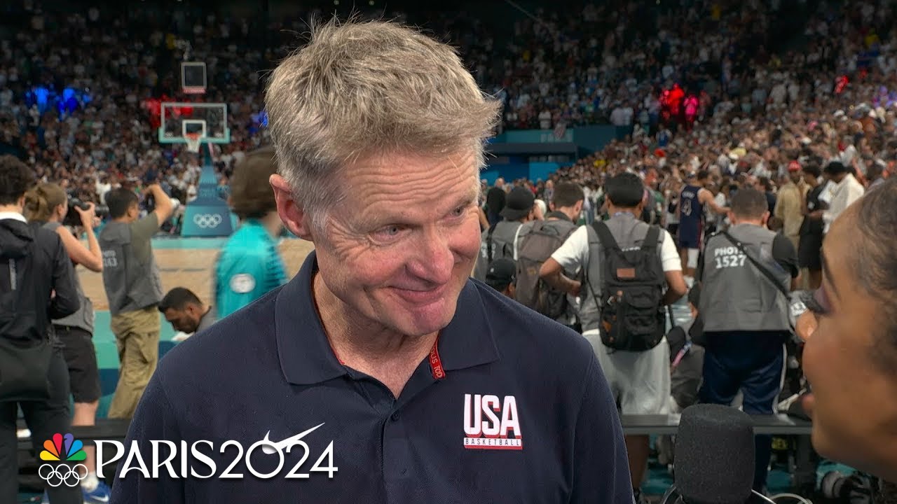 Steve Kerr Calls Steph Curry's Gold Medal Performance 'Storybook Stuff