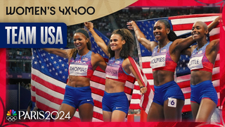 U.S. Women's 4x400m Relay Team Dominates for Gold in Final Victory | Paris Olympics
