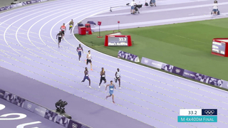 Rai Benjamin Powers U.S. to Victory in Men's 4x400m Relay | Paris Olympics