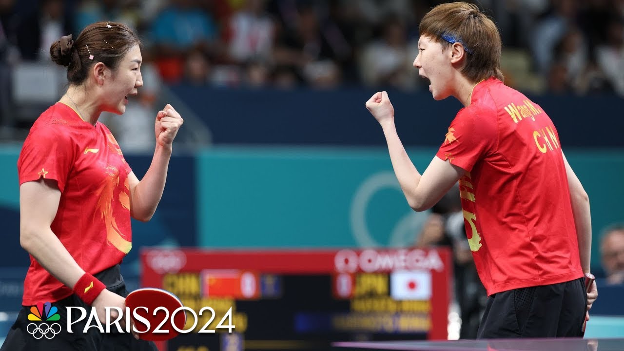 China Sweeps Japan in Women's Team Final to Win Table Tennis Gold at Paris Olympics