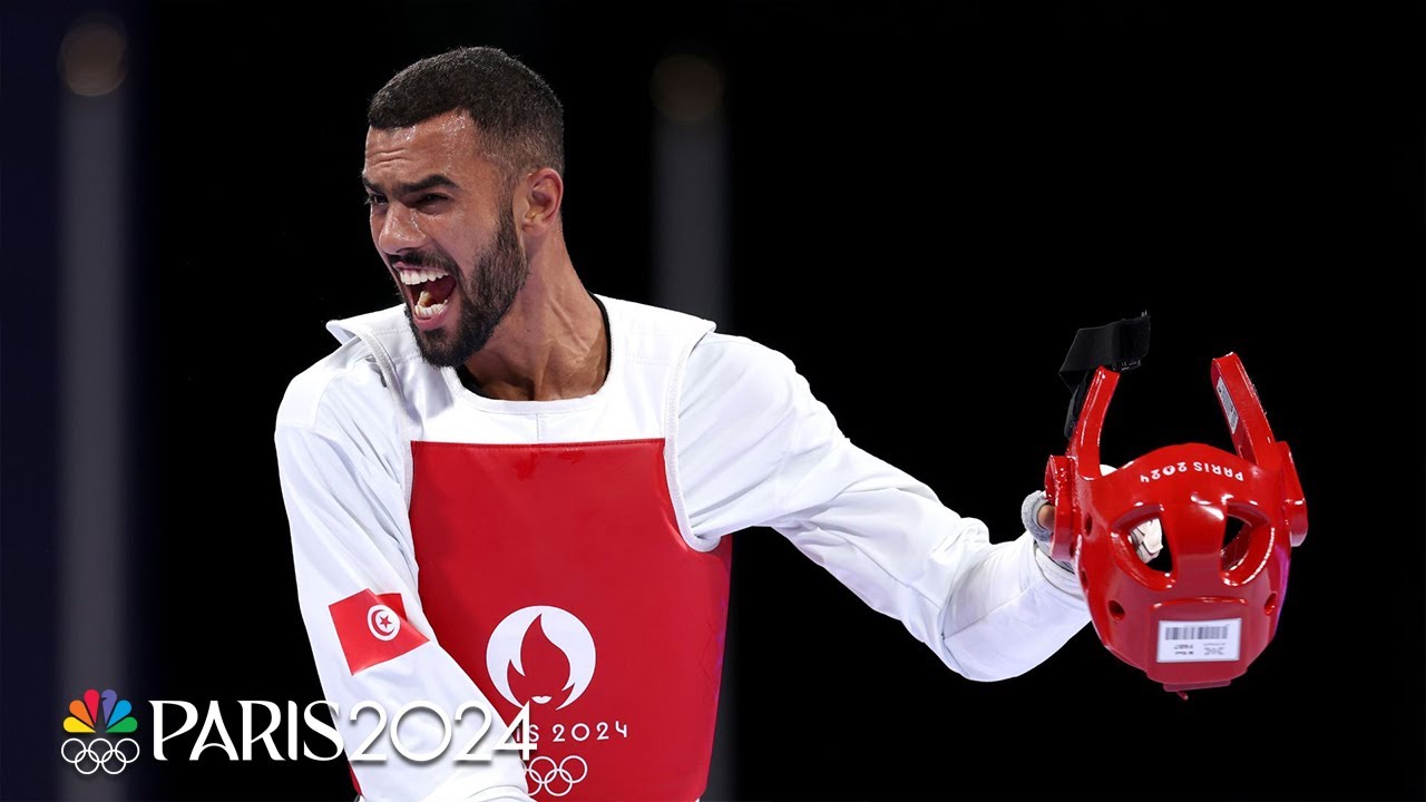 Firas Katoussi Triumphs Over Mehran Barkhordari to Win Welterweight Gold for Tunisia | Paris Olympics