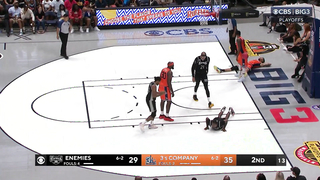 2024 BIG3 Playoff Highlights | 3's Company vs. Enemies | Michael Beasley's Game Winner