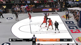 2024 BIG3 Playoff Highlights | 3's Company vs. Enemies | Michael Beasley's Game Winner