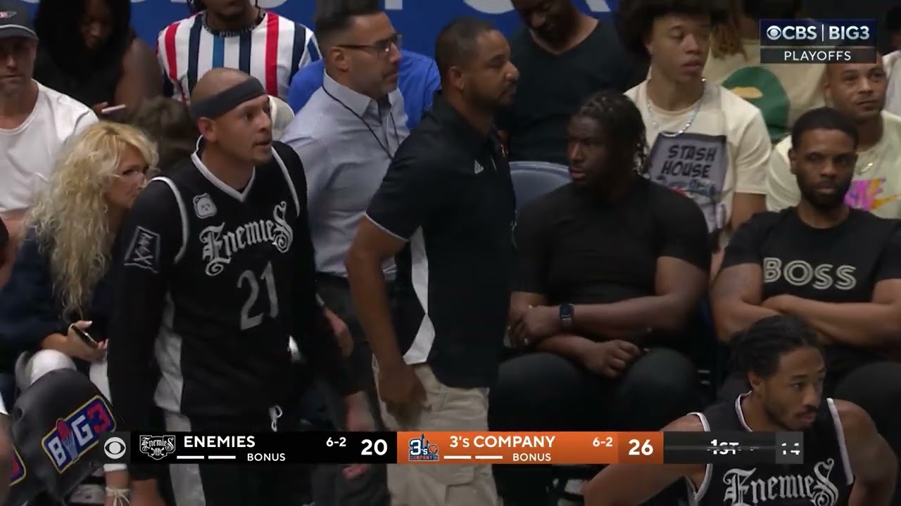 2024 BIG3 Playoff Highlights | 3's Company vs. Enemies | Michael Beasley's Game Winner