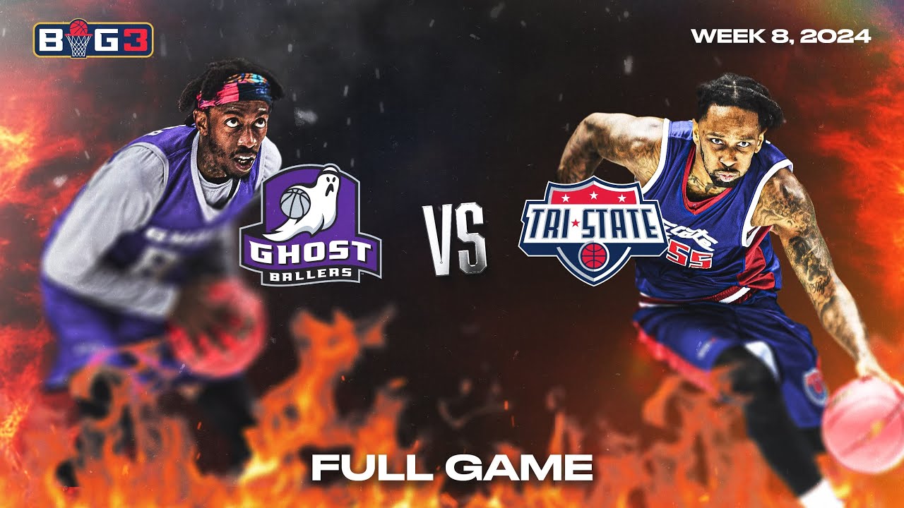 2024 BIG3 Week 8 | Ghost Ballers vs. Tri State