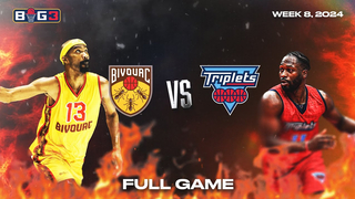2024 BIG3 Week 8 | Triplets vs. Bivouac