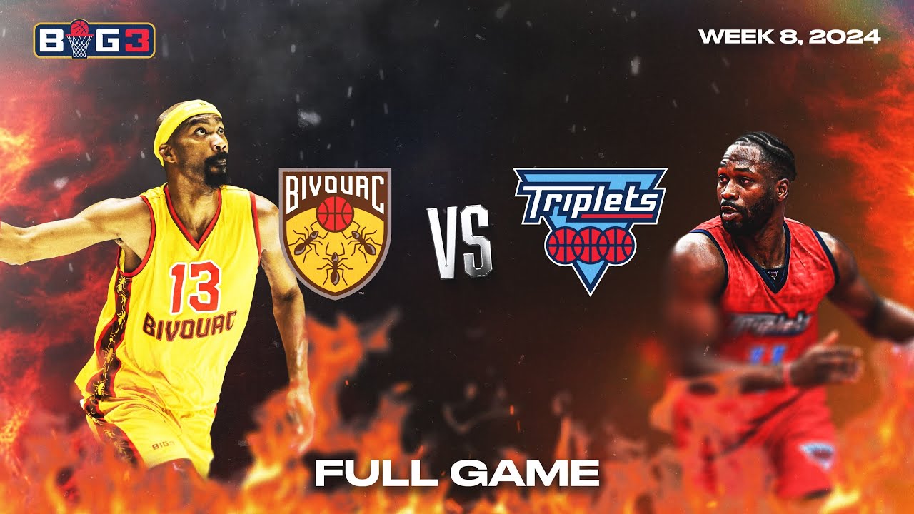 2024 BIG3 Week 8 | Triplets vs. Bivouac