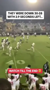 This ending was WILD (via IG/ duncxnwalker) #football #touchdown #gamewinner #buzzerbeater #win #winner #highschool #highschoolfootball #athlete #lastsecond #highlights