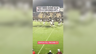 This ending was WILD (via IG/ duncxnwalker) #football #touchdown #gamewinner #buzzerbeater #win #winner #highschool #highschoolfootball #athlete #lastsecond #highlights