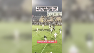 This ending was WILD (via IG/ duncxnwalker) #football #touchdown #gamewinner #buzzerbeater #win #winner #highschool #highschoolfootball #athlete #lastsecond #highlights