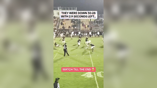 This ending was WILD (via IG/ duncxnwalker) #football #touchdown #gamewinner #buzzerbeater #win #winner #highschool #highschoolfootball #athlete #lastsecond #highlights