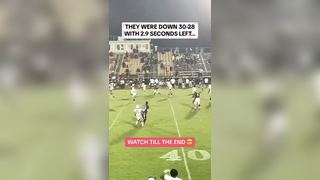 This ending was WILD (via IG/ duncxnwalker) #football #touchdown #gamewinner #buzzerbeater #win #winner #highschool #highschoolfootball #athlete #lastsecond #highlights