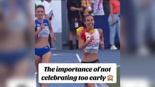 Paul Kevin Sherrard #opps #ohno #celebration #fail #run #race #running #olympics #lol #sport #trending #early #viral #goviral #thehopperclan #fyp #foryou #funny #humour #secondhandembarrassment #omg #comedy