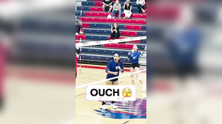 At least she laughed it off  #Volleyball #Spike #Fail
