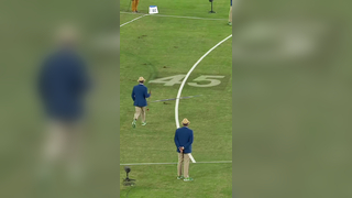 Rugby sevens and javelin don’t mix @Celia Quansah #girlsrugbyplayer #funfailvideo #javelinthrowchallenge #tryanewsport #javelinthrow #javelin #javelinfail #trackandfield #javlinthrow
