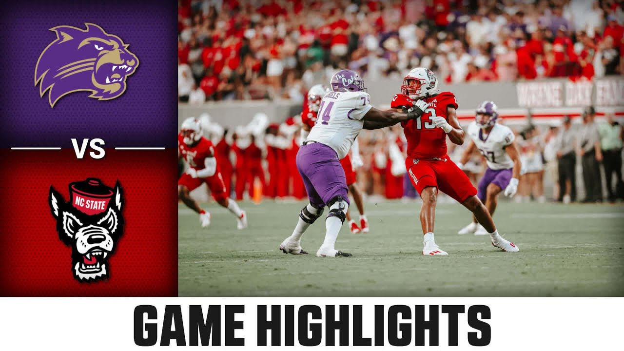 Western Carolina vs. NC State Game Highlights | 2024 ACC Football