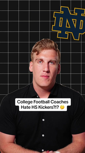 Do college football coaches truly hate high school football kickers? Find out. #cfb #collegefootball #collegefootballrecruiting