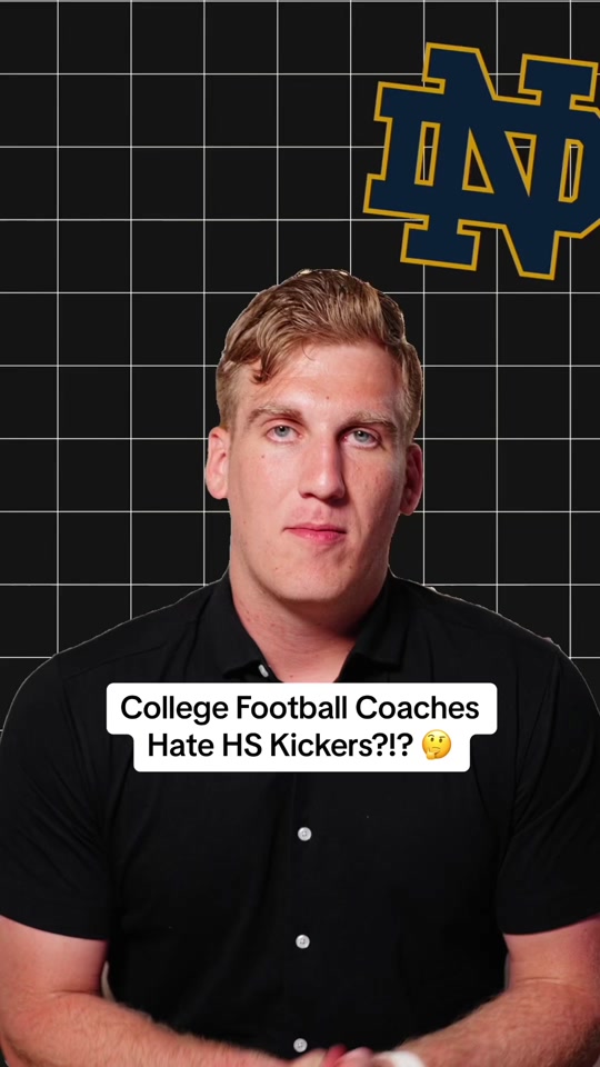 Do college football coaches truly hate high school football kickers? Find out. #cfb #collegefootball  #collegefootballrecruiting