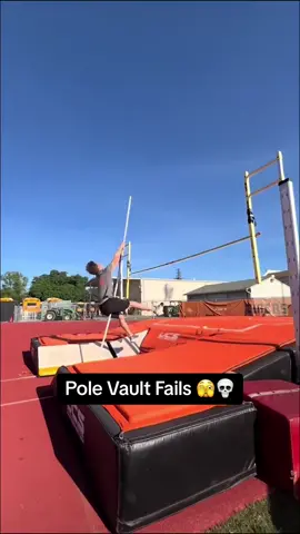 Pole Vault doesnt always go smoothly ‍ (Via @VaultingWithSam ) #highschoolsports #polevault #trackandfield #fail #oops #ibelieveicanfly