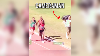 Cameraman Runs Faster Than The Athletes! Cameraman runs with the Track Runners…. part 2! Fast Cameraman does it again. #t#trackandfieldt#tracka#athleticsf#fails#sportss#sprintingr#runningv#videographerp#photographyv#viralc#cameravideography
