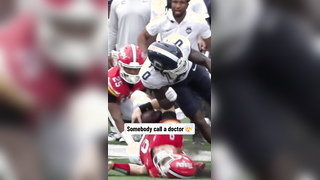 The hits these guys take is wild #collegefootball #CFBonFOX #CFB #footballtiktok #maryland #uconn