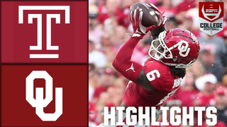 Temple Owls vs. Oklahoma Sooners | Full Game Highlights | ESPN College Football