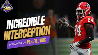 Malaki Starks incredible INTERCEPTION vs Clemson