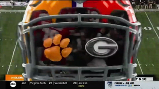 Malaki Starks incredible INTERCEPTION vs Clemson