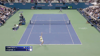 Grigor Dimitrov vs. Frances Tiafoe Highlights | 2024 US Open Quarterfinal