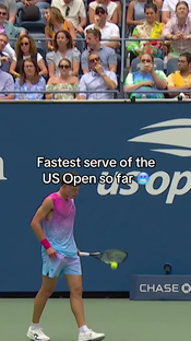 BEN SHELTON 143MPH?! #USOpen #Tennis