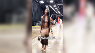 The Barbie, Angel Reese has arrived for her first @AT&T #WNBAAllStar Game appearance #wnba