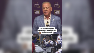LSU HC Brian Kelly on WR Kyren Lacy (Via @LSU Tigers)