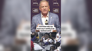 LSU HC Brian Kelly on WR Kyren Lacy (Via @LSU Tigers)