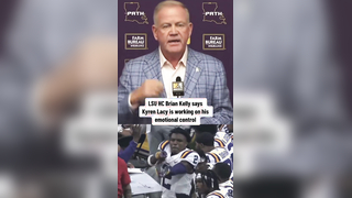 LSU HC Brian Kelly on WR Kyren Lacy (Via @LSU Tigers)