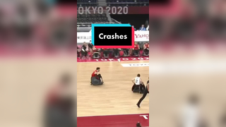Collision #Paralympics #WheelchairRugby