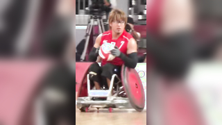 Collision #Paralympics #WheelchairRugby