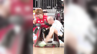 Collision #Paralympics #WheelchairRugby