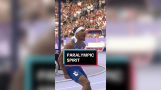 Helps another athlete with their strapping then breaks the world record. Jaydin Blackwell embodying the Paralympic spirit