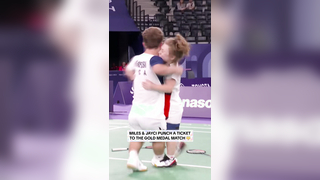 History in the making Today, #mileskrajewski and #jaycisimon will compete for Team USA’s first-ever medal in badminton (Paralympic or Olympic). Watch the Teenage Dream Team go for gold