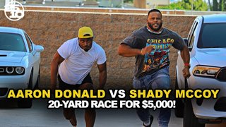 DeSean Jackson Sparks $5K Race Between Aaron Donald and Shady McCoy – Who’s Faster?