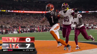 JOE BURROW & JA'MARR CHASE - First touchdown of the year for Bengals'