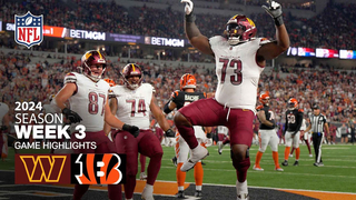 Washington Commanders vs. Cincinnati Bengals Game Highlights | NFL 2024 Season Week 3