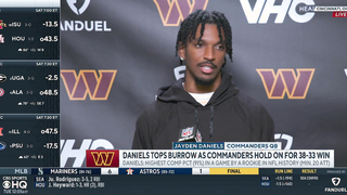 Jayden Daniels not satisfied after spectacular performance against the Bengals | Press Conference