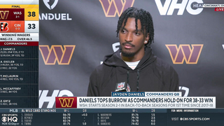 Jayden Daniels not satisfied after spectacular performance against the Bengals | Press Conference