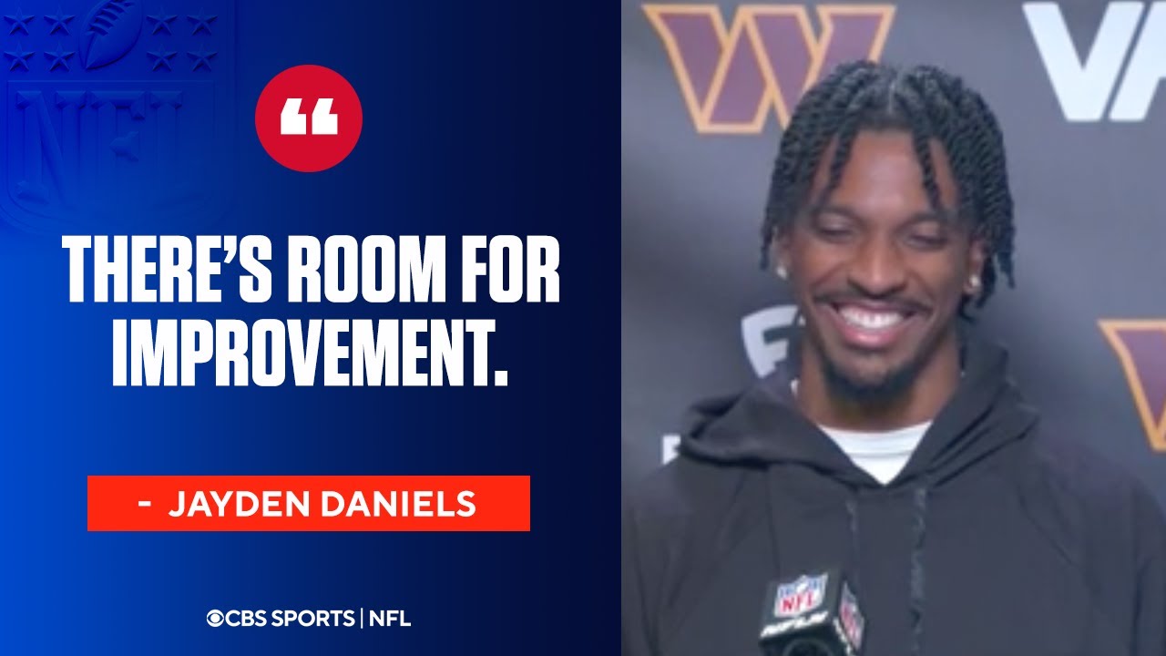 Jayden Daniels not satisfied after spectacular performance against the Bengals | Press Conference