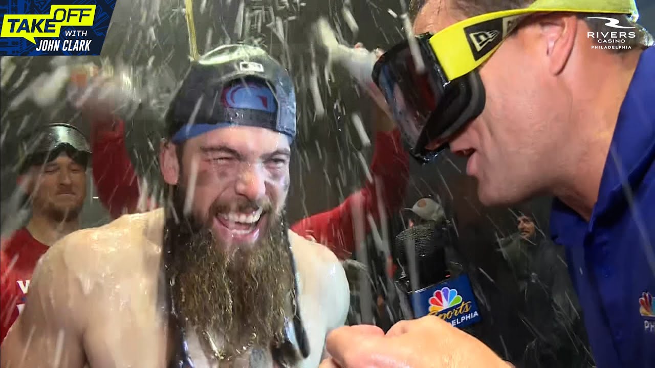 Inside the Phillies' clubhouse as they celebrate winning the NL East Championship | Takeoff