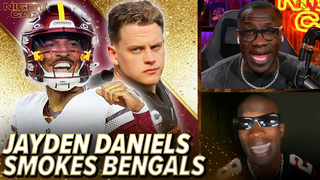 Unc & Ocho react to Commanders rookie QB Jayden Daniels COOKING Joe Burrow & the Bengals | Nightcap
