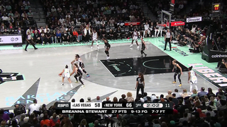 HIGHLIGHTS: Breanna Stewart & Sabrina Ionescu Combine for 55 Points in Game 1 Win vs. Aces